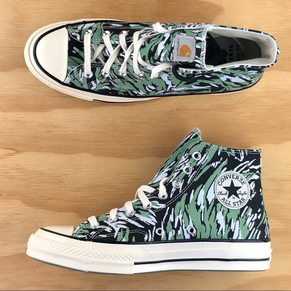 Converse x Carhartt WIP Chuck Taylor 70 Hi White Hinterland Sneakers Multi Size - Picture 2 of 9